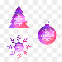 圣诞节彩色装饰