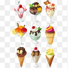 卡通冰淇淋合集