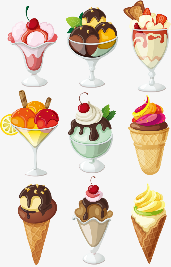 卡通冰淇淋合集