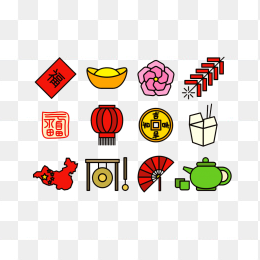 卡通中国风素材