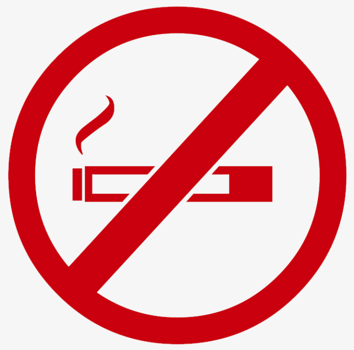 红色禁止吸烟图标