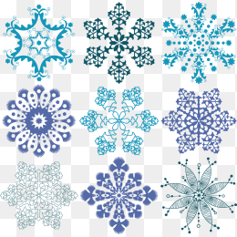 雪花素材合集