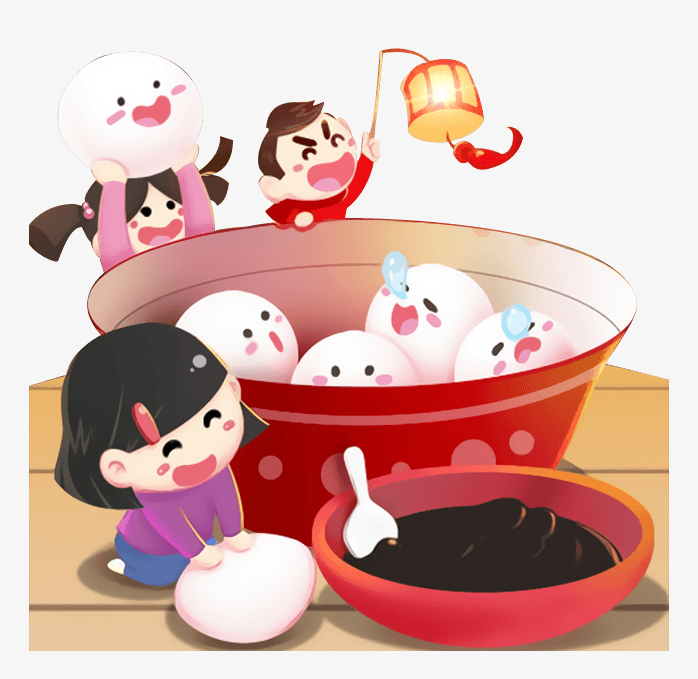 卡通汤圆