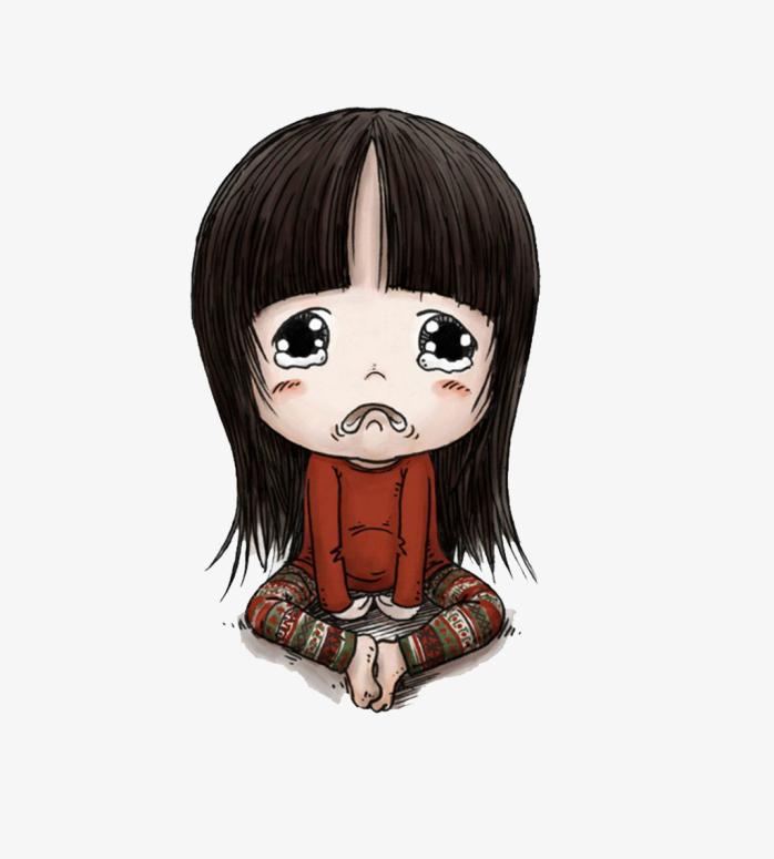 伤心的女孩