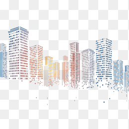手绘城市建筑元素