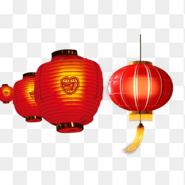 春节红色灯笼