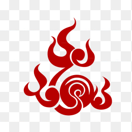 剪纸火焰