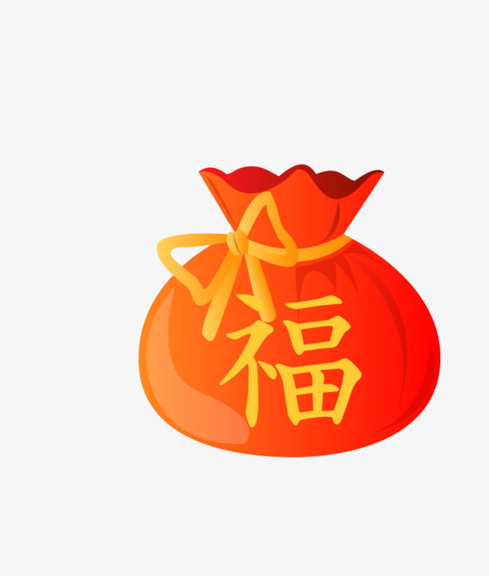 创意卡通红色福袋