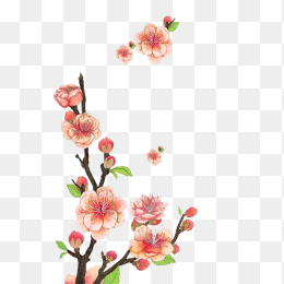 桃花图案