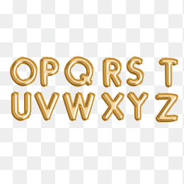 气球字