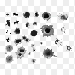 枪孔