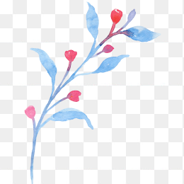 手绘花卉（单支）002