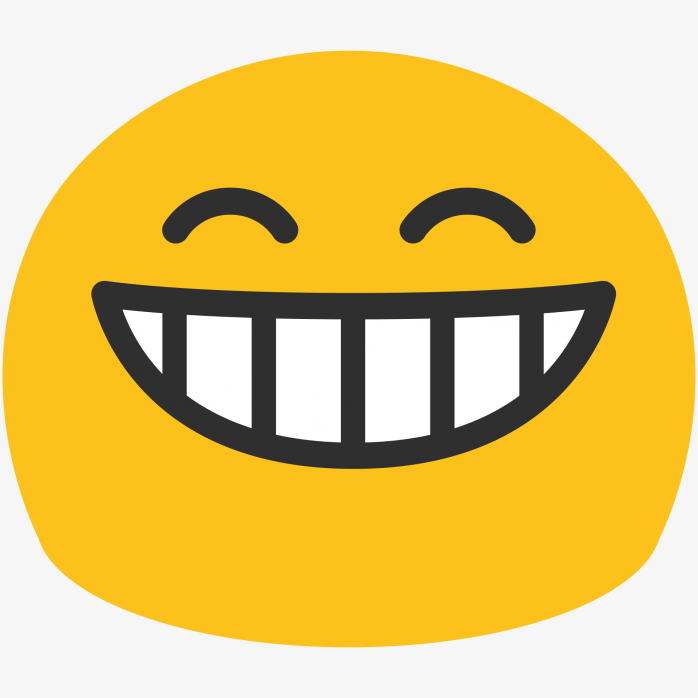 QQ表情咧嘴笑的脸