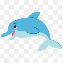 卡通海豚