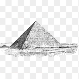 埃及吉萨金字塔绘图