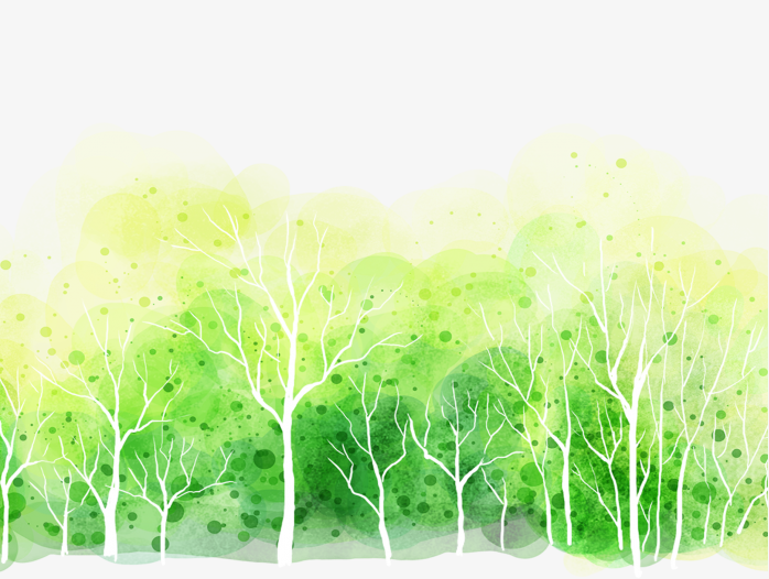 水墨森林