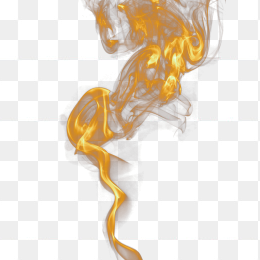 黄色烟雾元素