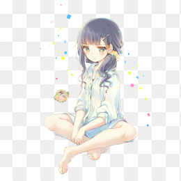 手绘少女