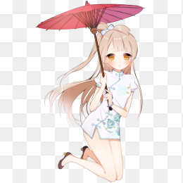 手绘少女