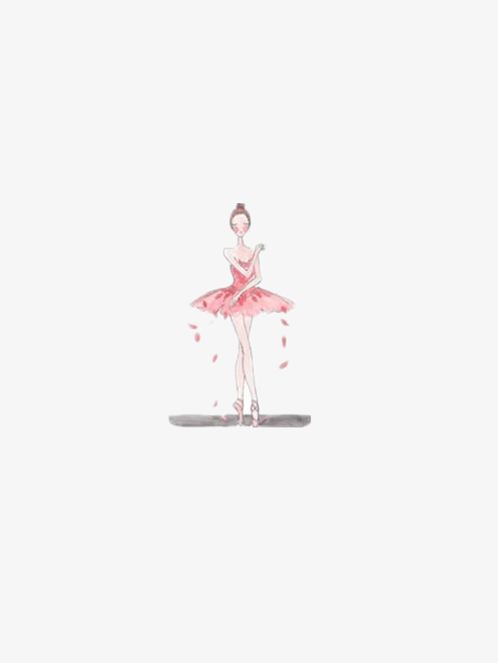 手绘少女