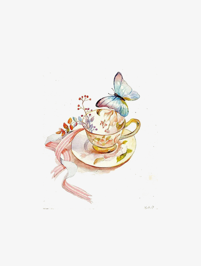 手绘茶