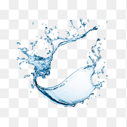 飞溅的水