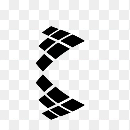 黑色花纹几何图案小纹身