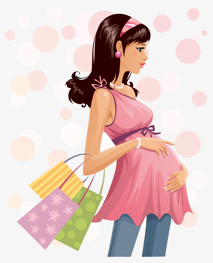 孕妇妈妈怀孕大肚子素材