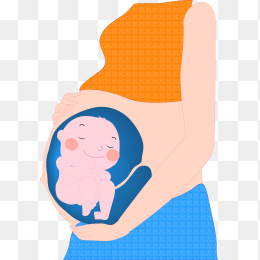 孕妇妈妈怀孕大肚子素材
