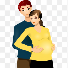 孕妇妈妈怀孕大肚子素材