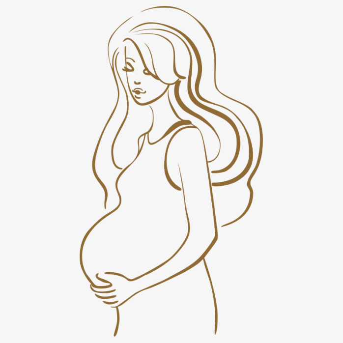 孕妇妈妈怀孕大肚子素材