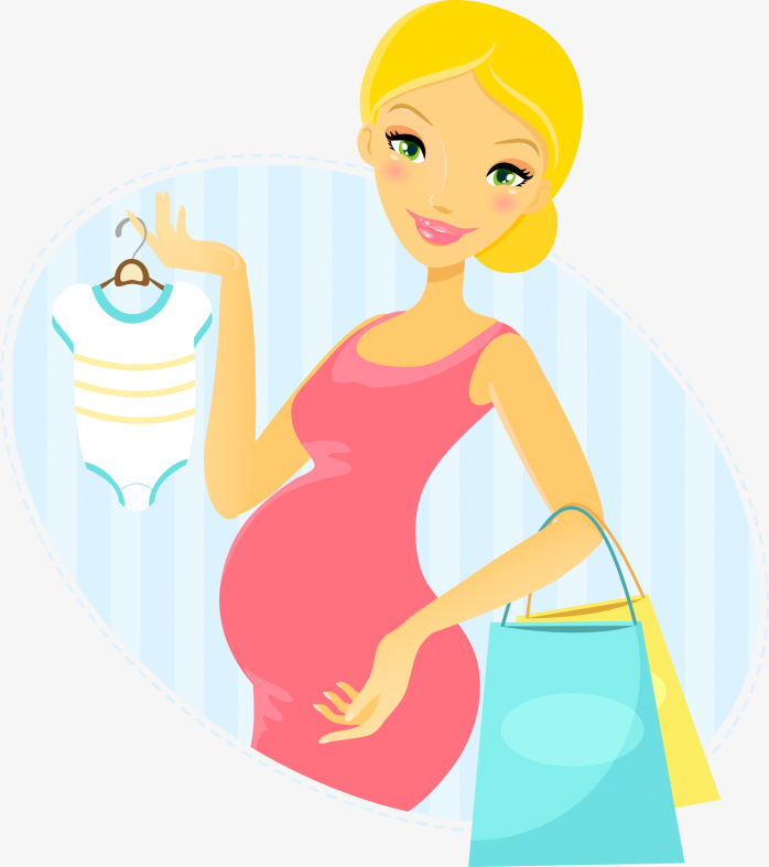 孕妇妈妈怀孕大肚子素材