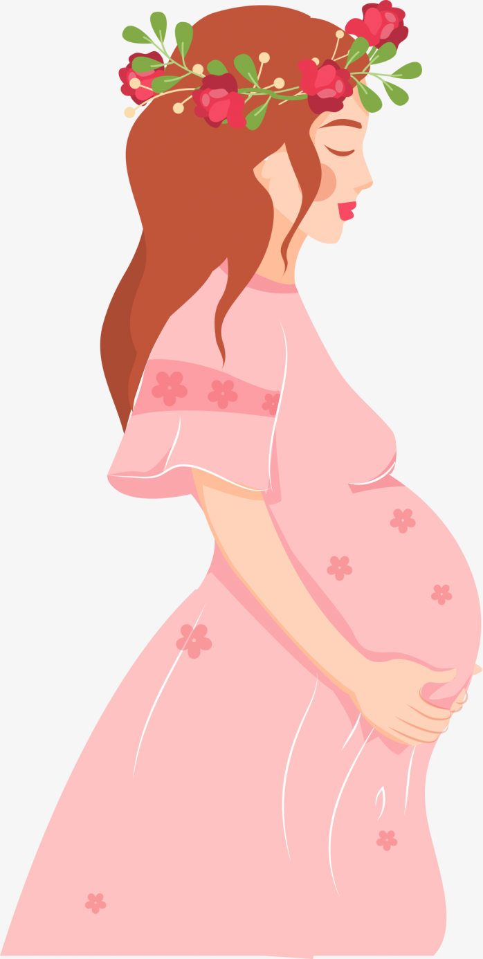 孕妇妈妈怀孕大肚子素材