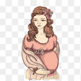 孕妇妈妈怀孕大肚子素材