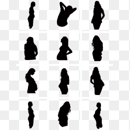 孕妇妈妈怀孕大肚子素材