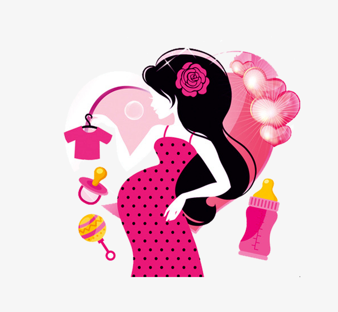 孕妇妈妈怀孕大肚子素材