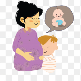 孕妇妈妈怀孕大肚子素材