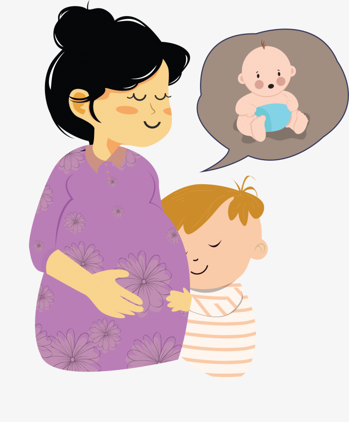 孕妇妈妈怀孕大肚子素材