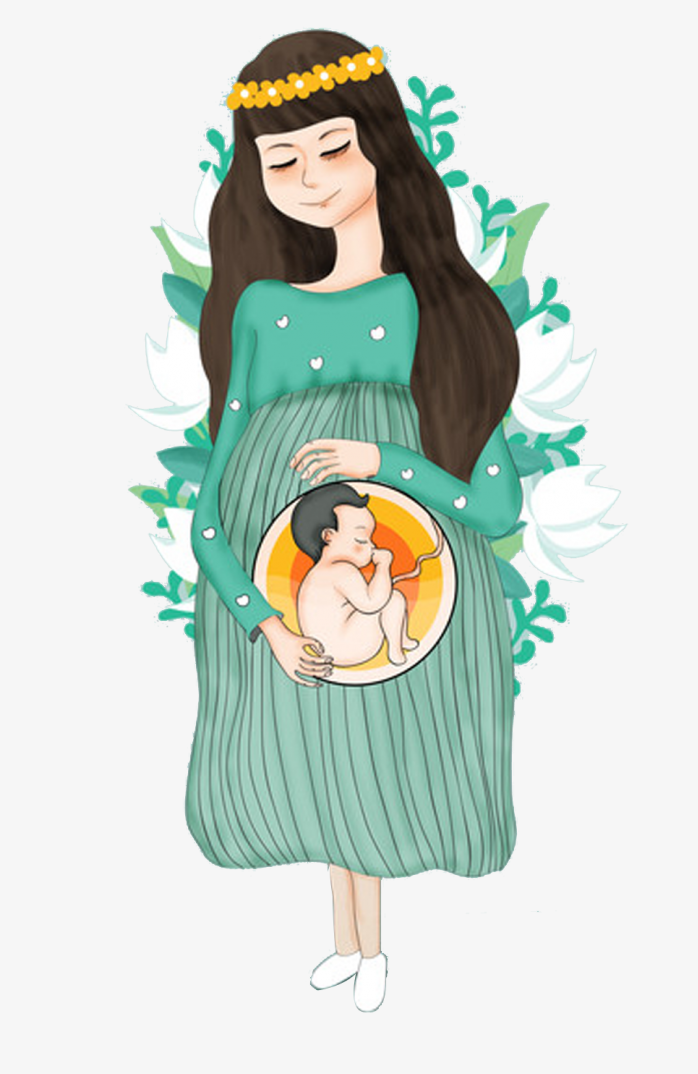 孕妇妈妈怀孕大肚子素材