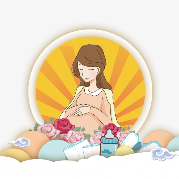 孕妇妈妈怀孕大肚子素材