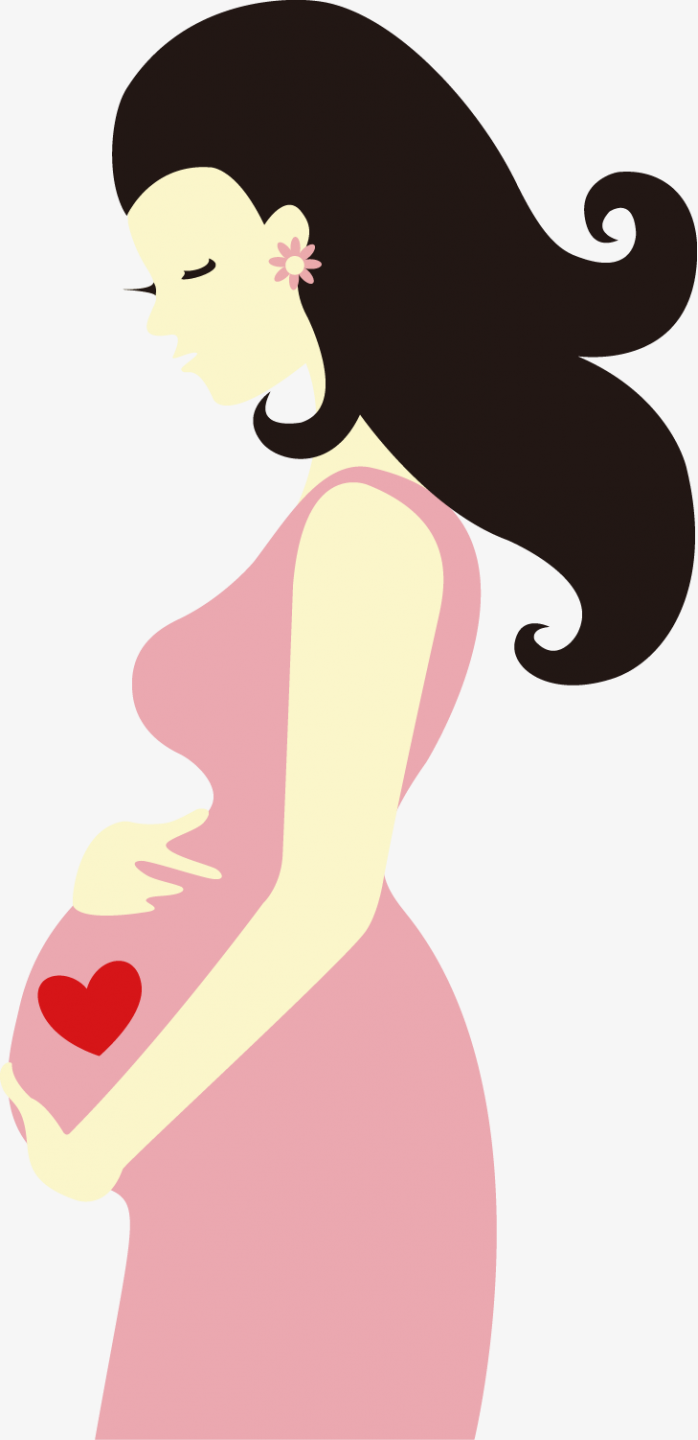 孕妇妈妈怀孕大肚子素材