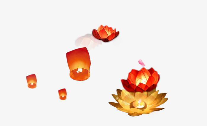 唯美手绘花灯