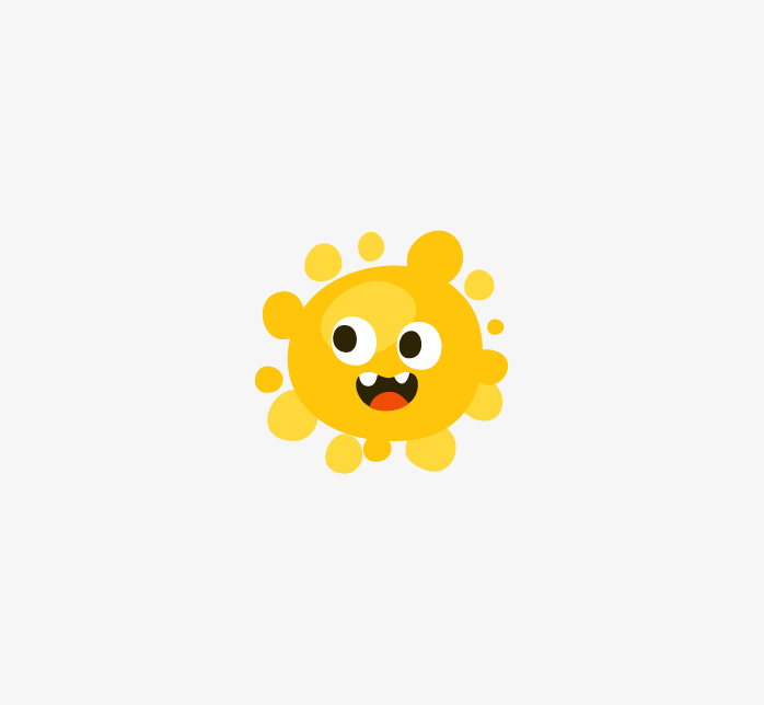 卡通可爱小太阳笑脸阳光
