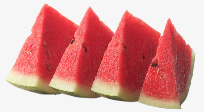 西瓜夏日冰爽手绘卡通水果