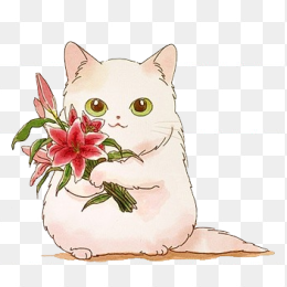 卡通动物宠猫咪