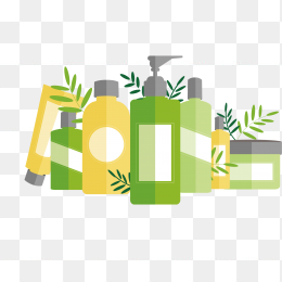 手绘卡通护肤品