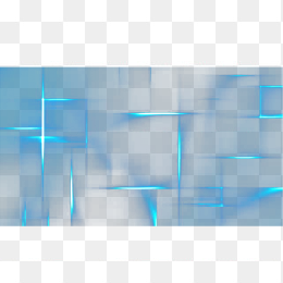 蓝色科技光效光晕光线