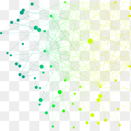 抽象点线科技元素
