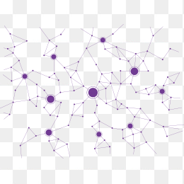抽象点线科技元素