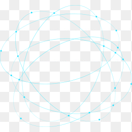 抽象点线科技元素